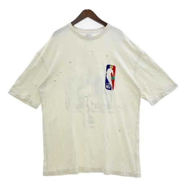 SOMEIT サミット Tシャツ 半袖 カットソー W.I.O VINTAGE TEE  メンズ XLサイズ アイボリー トップス DM19993■
