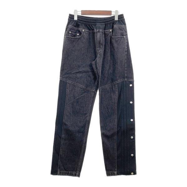 adidas KITH アディダス キス デニムパンツ ジーンズ Football Denim Pant KA5795 メンズ Mサイズ ブラック ボトムス DM20335■