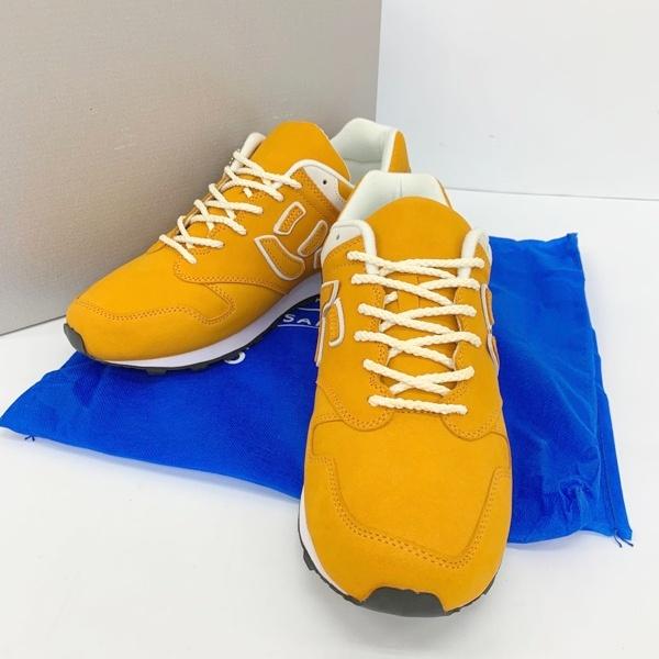 Sangacio サンガッチョ にゅ〜ず スニーカー シューズ ローカット 10周年記念モデル メンズ 28.5cm オレンジ 靴 DF19516■