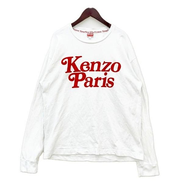KENZO VERDY ケンゾー ヴェルディ ロングスリーブTシャツ 24SS 長袖 Tシャツ メンズ XLサイズ ホワイト トップス DM19542■