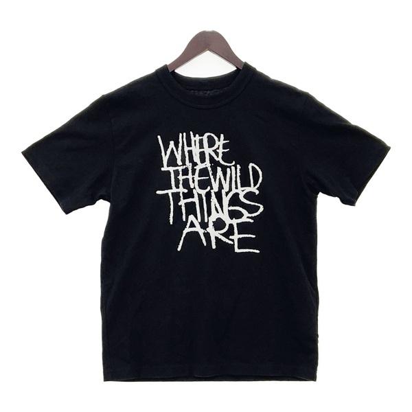 sacai サカイ WHERE THE WILD THINGS ARE T-Shirt 25AW 半袖Ｔシャツ 25-01007S メンズ 2 Mサイズ相当 ブラック トップス DM19538■