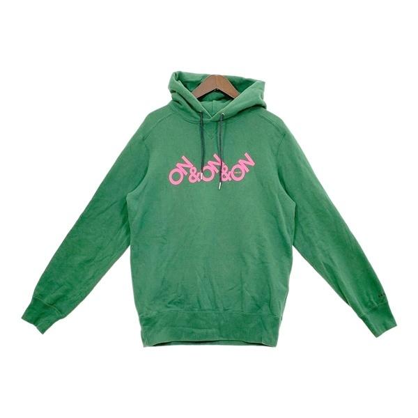 sacai サカイ ON&ON スウェット パーカー トレーナー フーディー 22-0450S メンズ サイズ2 グリーン トップス DM19973■