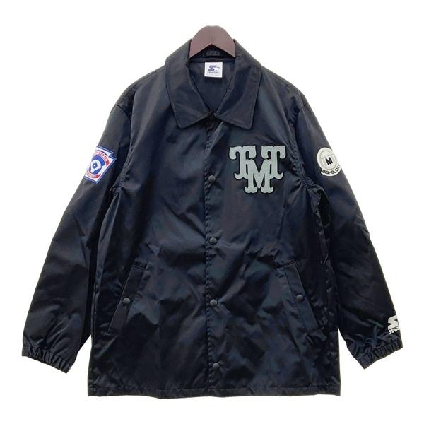 TMT STARTER ティーエムティー スターター POCH COACH JACKET ナイロン コーチジャケット メンズ XLサイズ ブラック アウター DM20200■