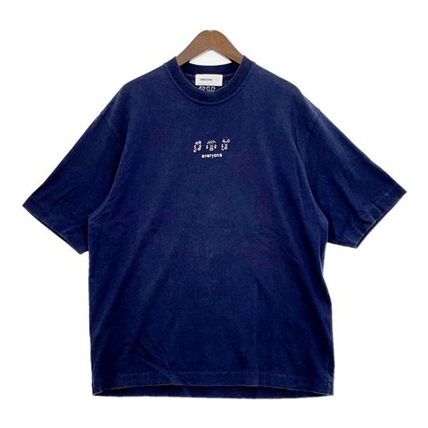 everyone エブリワン j.30000 Tシャツ カットソー 半袖 Buddies S/S Tee EV23-CS06 メンズ Lサイズ ネイビー トップス DM19646■