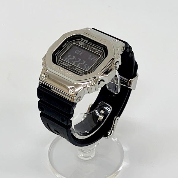 CASIO G-SHOCK GMW-B5000-1JF 腕時計 メタル Bluetooth搭載 電波ソーラー メンズ シルバー 服飾小物 DF19898■