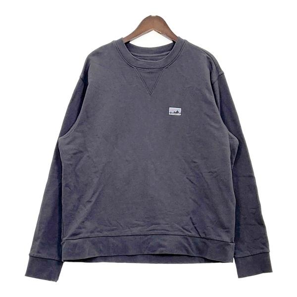 Patagonia パタゴニア デイリークルーネックスウェットシャツ 長袖 丸首 男女兼用 Mサイズ インクブラック トップス DM19959■