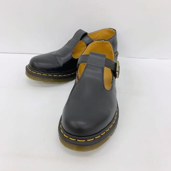 Dr.Martens ドクターマーチン ポリー Tバーシューズ メリージェーン レディース UK6 ブラック 靴 DF20163■