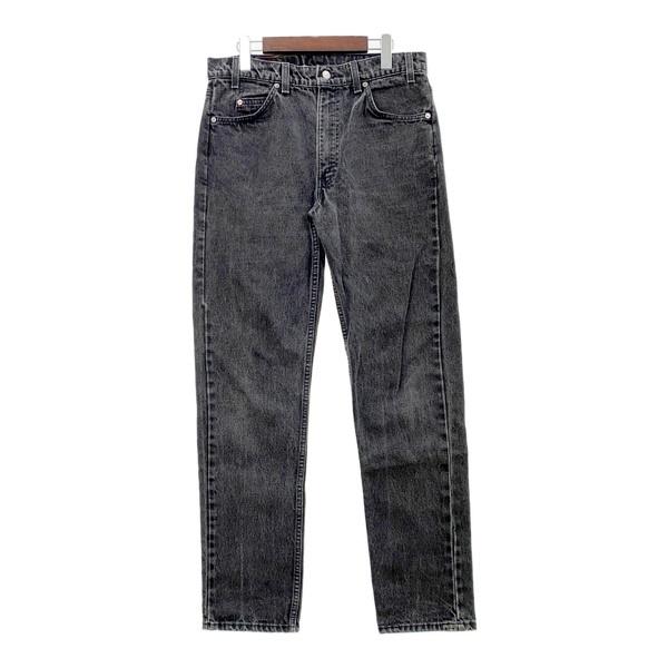 LEVI'S リーバイス 90s 505 ジーンズ デニムパンツ Gパン USA製 米国製 後染め 40505-4159 メンズ W34 ブラック ボトムス DM19846■