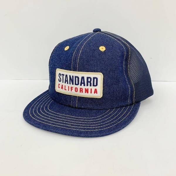 STANDARD CALIFORNIA スタンダードカリフォルニア デニム メッシュ キャップ 帽子 メンズ インディゴ ボウシ DF20057■