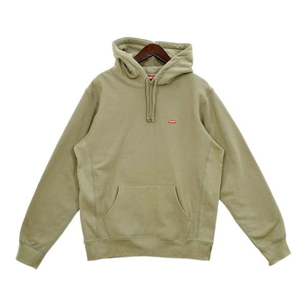 Supreme シュプリーム パーカー スウェット フーディー Small Box Hooded Sweatshirt メンズ Mサイズ カーキ系 トップス DM20299■