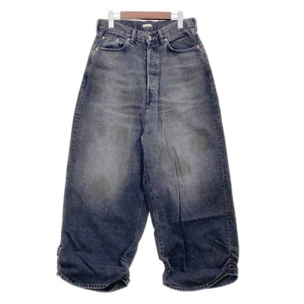 refomed EDWIN リフォメッド エドウィン ワイド デニムパンツ ジーンズ FRESH MAN DENIM WIDE PANTS メンズ サイズ2 ブラック ボトムス DM20099■