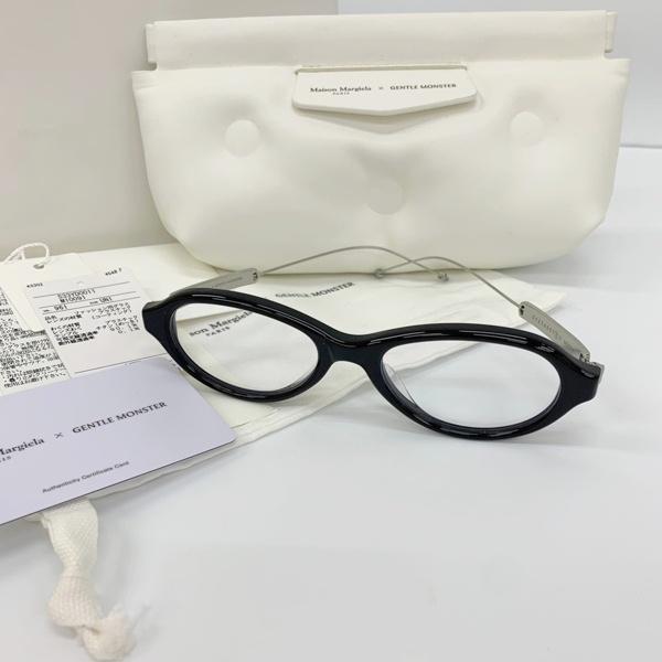 Maison Margiela GENTLE MONSTER メゾンマルジェラ ジェントルモンスター アイウェア 眼鏡 MM214 ブラック メガネ DF20112■