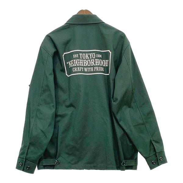 NEIGHBORHOOD ネイバーフッド ドリズラージャケット ブルゾン DRIZZLER/EC-JKT 211TSNH-JKM03 メンズ XLサイズ グリーン アウター DM20084■