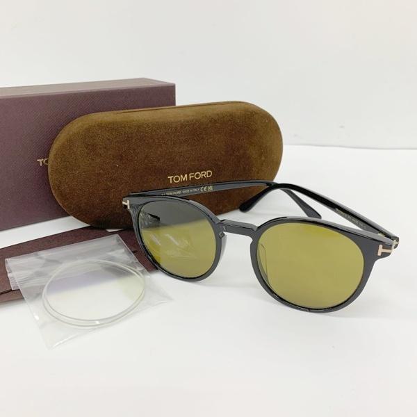 TOM FORD トムフォード サングラス アイウェア 伊達眼鏡 TF5796-K-B 49口20-145 ブラック メガネ DF20257■