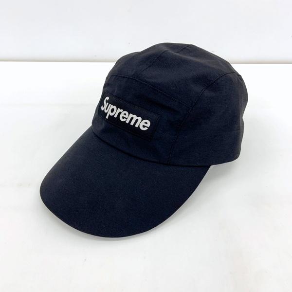 Supreme シュプリーム キャップ ゴアテックス キャンプキャップ 25SS ボックスロゴ メンズ S/M ブラック 帽子 DF20464■