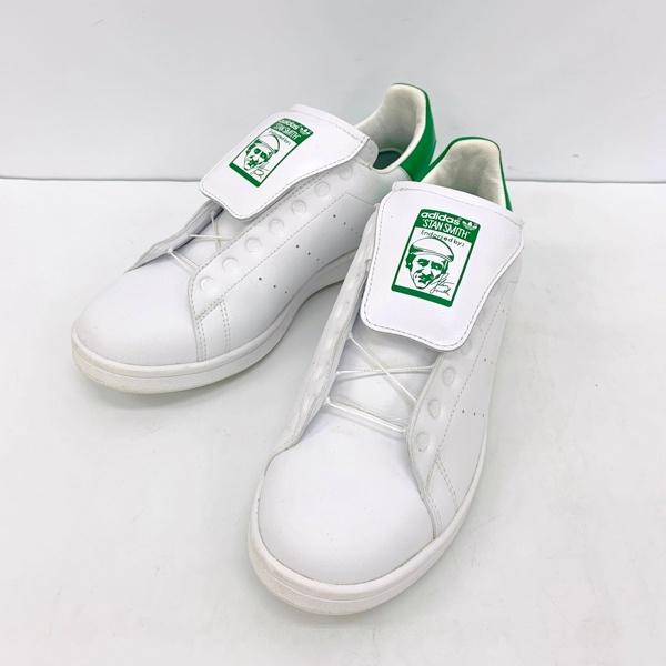 adidas アディダス スタンスミス BOA スパイクレス ゴルフジューズ スニーカー 防水 メンズ 26cm ホワイト グリーン 靴 DF20125■
