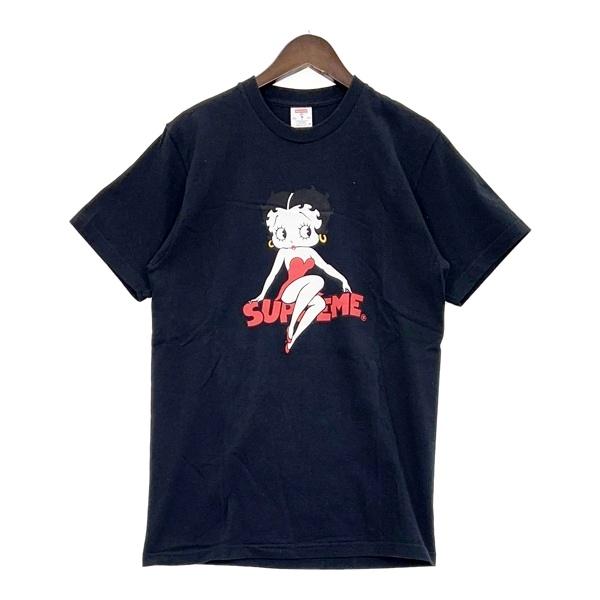 Supreme シュプリーム Tシャツ 半袖カットソー ベティーブープ Bettyboop 16SS メンズ Mサイズ ブラック トップス DM20189■