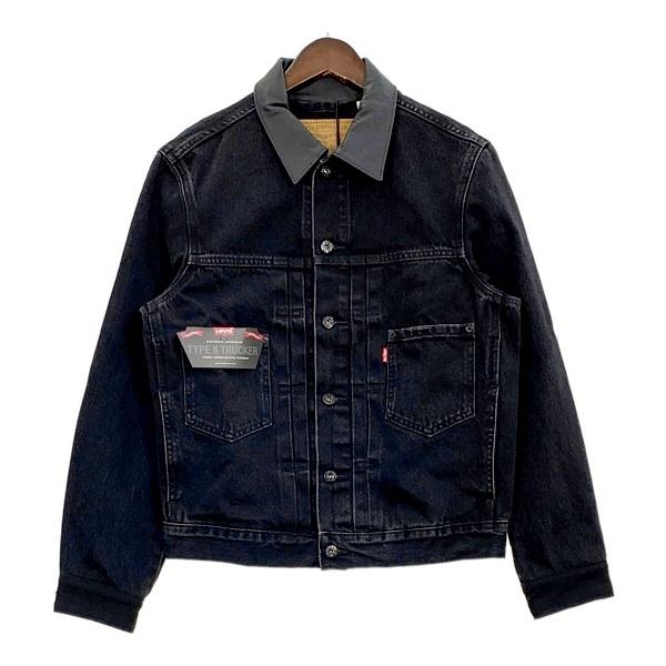 Levi's EDIFICE リーバイス エディフィス 別注 2nd Type トラッカージャケット Gジャン メンズ Sサイズ ブラック アウター DM20219■