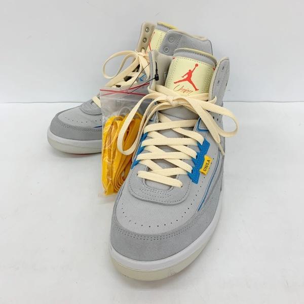 NIKE ナイキ UNION LA ユニオン スニーカー シューズ AIR JORDAN 2 RETRO SP DN3802-001 メンズ 27cm グレー 靴 DF20205■