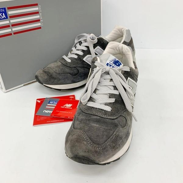 NEW BALANCE ニューバランス M1400NV スニーカー シューズ USA製 メンズ 28cm ネイビー系 靴 DF20209■