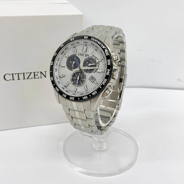 CITIZEN シチズン 腕時計 エコドライブ 10気圧防水 CB5874-90A ビジネス メンズ シルバー 時計 DF20250■