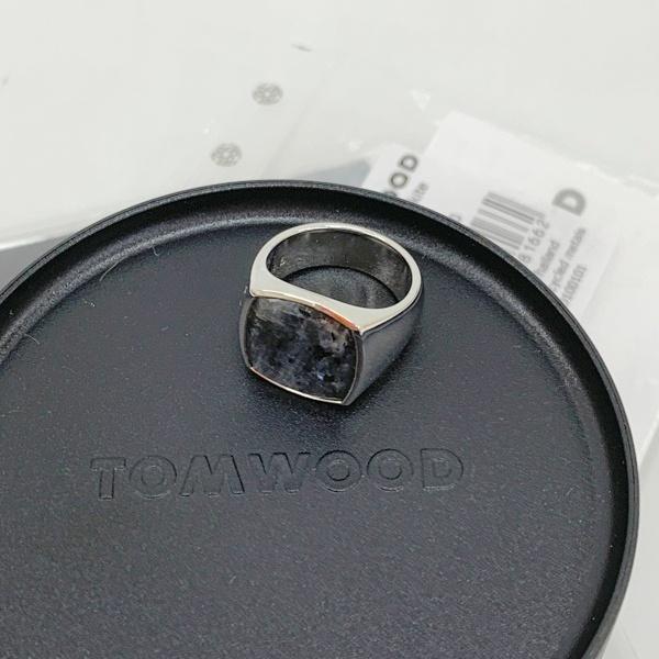 TOMWOOD トムウッド リング 指輪 ジュエリー Cushion Larvikite SV925 男女兼用 10号 シルバー アクセサリー DF20428■