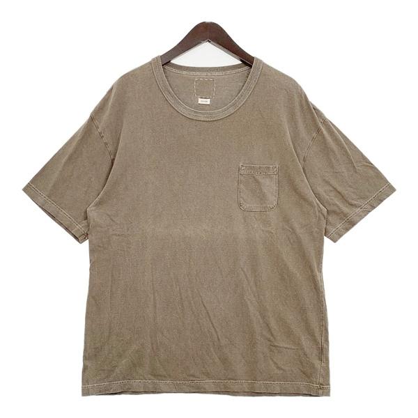VISVIM ヴィズヴィム ビズビム ジャンボTシャツ カットソー JUMBO TEE S/S 0121105010005 メンズ サイズ4 DK.MUD トップス DM20417■