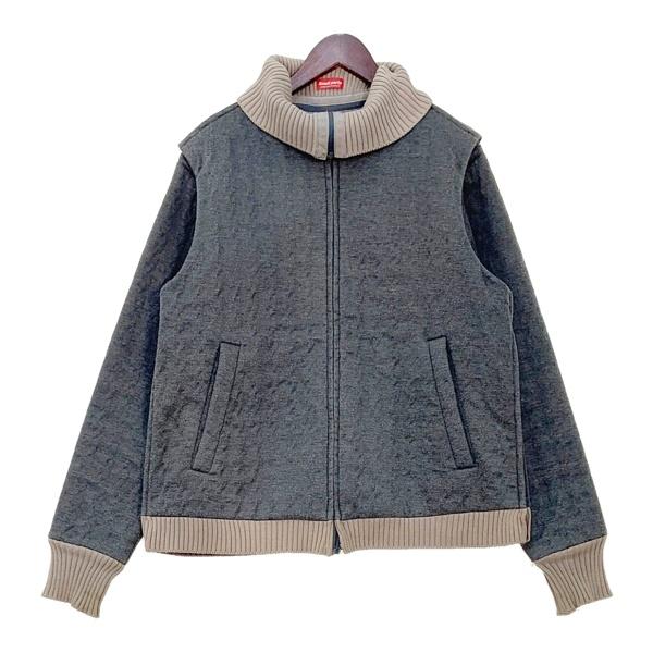 UNDERCOVER アンダーカバー フリースジップアップブルゾン 98AW ライトアウター メンズ Mサイズ グレー アウター DM20408■