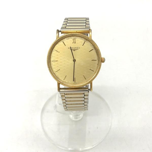 LONGINES L4 637 2 グランドクラシック クォーツ ゴールド文字盤 