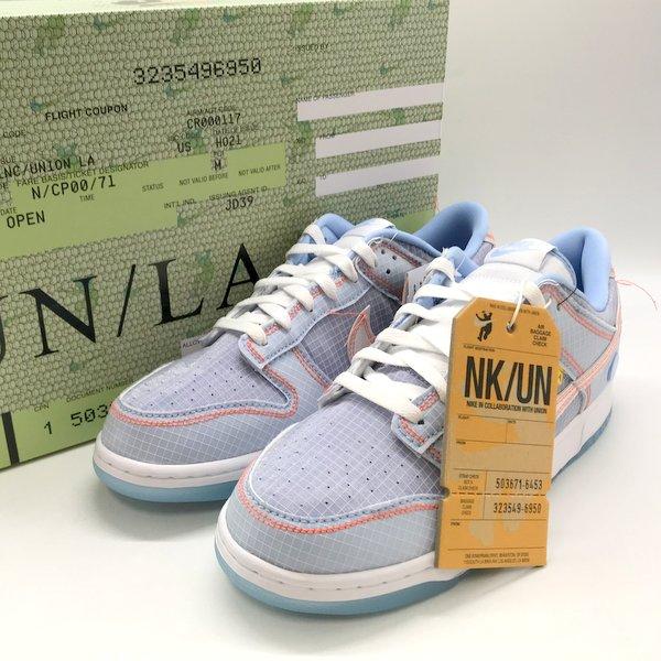 ユニオン ナイキ ダンク アルゴン ハイパーロイヤル 30cm UNION × Nike Dunk Low Passport Pack Argon Hyper Royal DJ9649