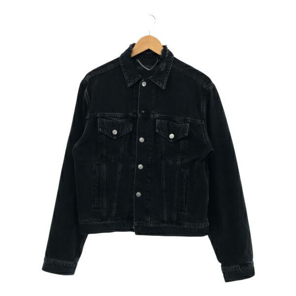 BALENCIAGA バック刺繍デニムジャケット ダメージ加工 SINNERS BALENCIAGA バック刺繍デニムジャケット ダメージ加工 SINNERS