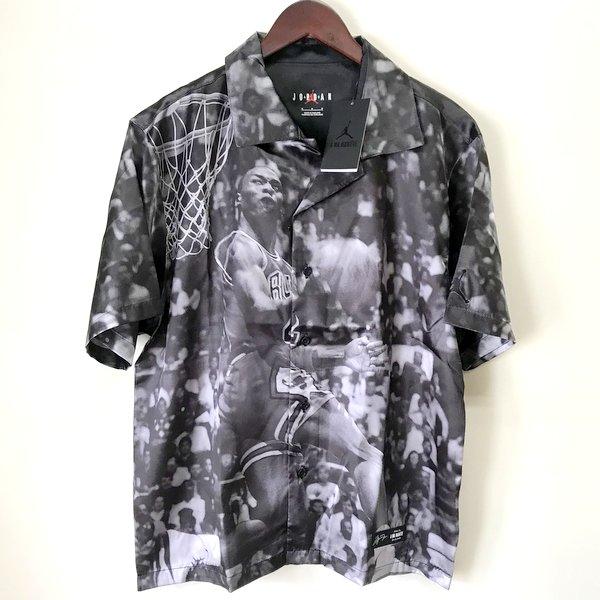 NIKE JORDAN×A MA MANIERE SATIN BUTTON UP 22SS オープンカラー 