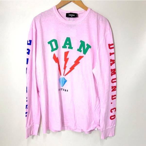 XL 白　DSQUARED2 カットソー　ロンT 楽天市場】ディースクエアード DSQUARED2 メンズ ロンT ロングT