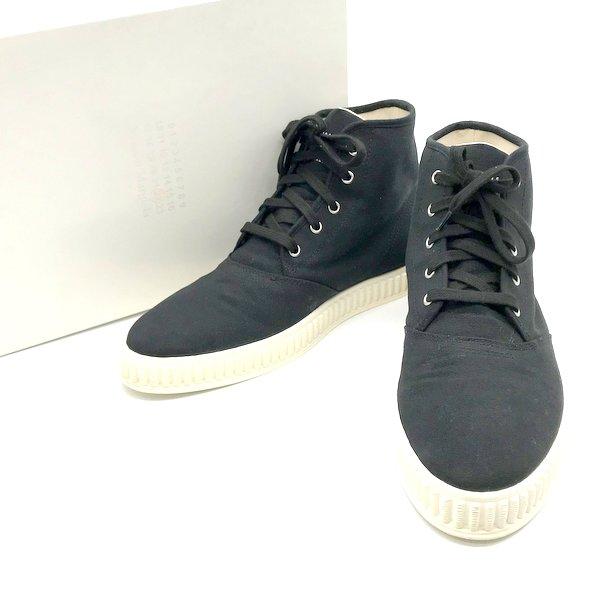 メゾンマルジェラ CANVAS HIGH TOP ハイカット シューズ スニーカー
