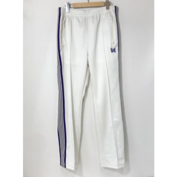 Needles Narrow Track Pant Poly Smooth Ice White ナロー トラック