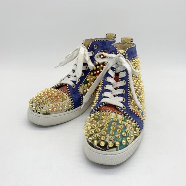 Christian Louboutin クリスチャンルブタン スタッズ ハイカット 