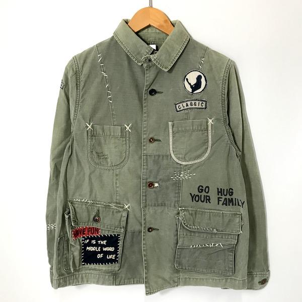 Porter Classic PORTER CLASSIC MILITARY JACKET HANDWORK 刺し子 