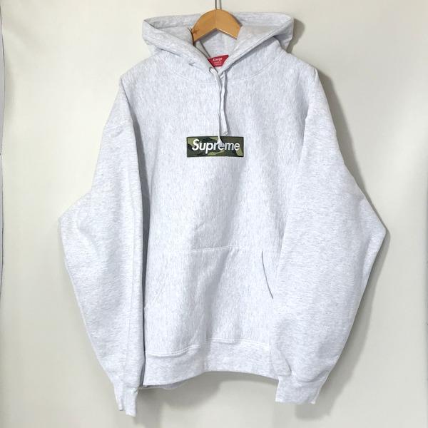 Supreme Box Logo Hooded Sweatshirt 23FW Ash Grey ボックス Supreme Box Logo Hooded Sweatshirt 23FW Ash Grey ボックス