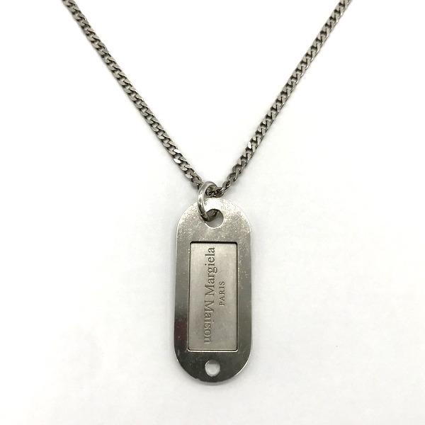 Maison Margiela ドッグタグネックレス ロゴプレート SILVER925 Maison Margiela ドッグタグネックレス ロゴプレート SILVER925
