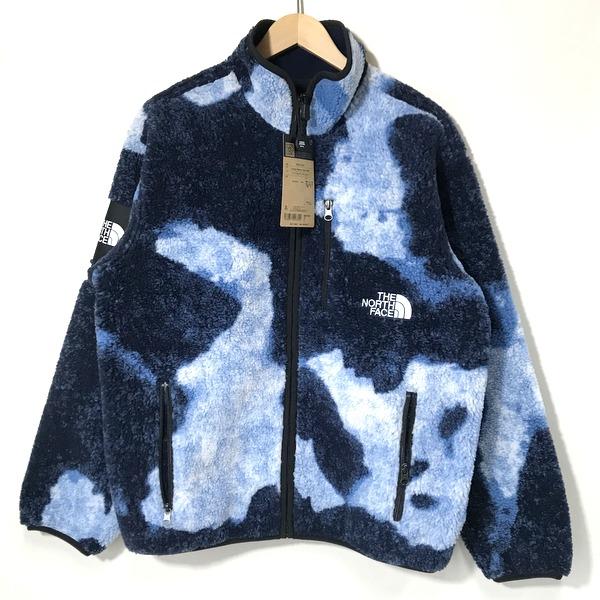 THE NORTH FACE Supreme NA521001 Bleached Denim Print Fleece  