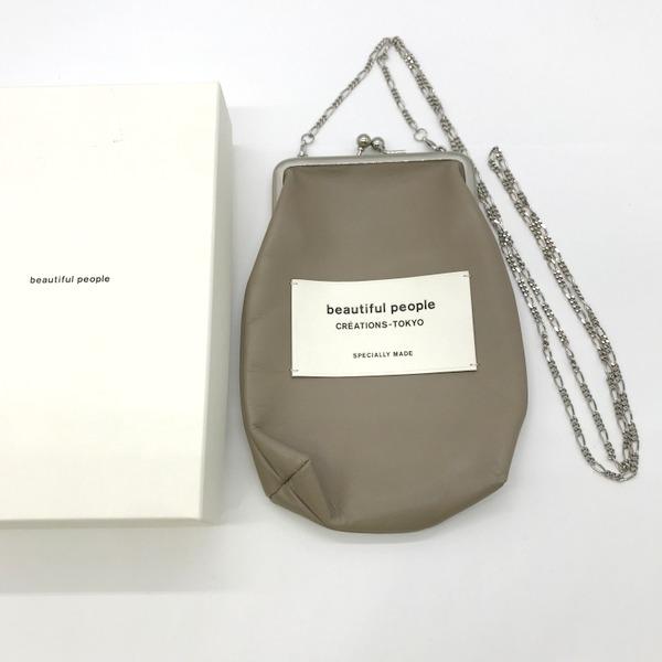 Beautiful People MINI CLASP POUCH がま口ショルダーバッグ Beautiful People MINI CLASP POUCH がま口ショルダーバッグ