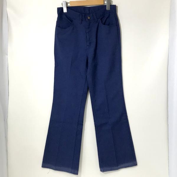 Levis センタープレスパンツ スタプレ スラックス ブーツカット パンツ カジュアル シンプル メンズ Mサイズ相当 ブルー リーバイス ボトムス A10178◆