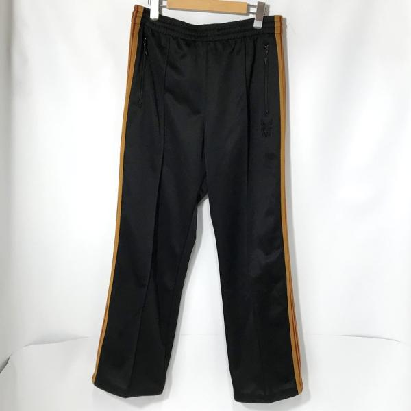 Needles トラックジャージパンツ　ストレートレッグ Needles】トラック パンツ ジャージ すぐ届く 黒 灰 ライン