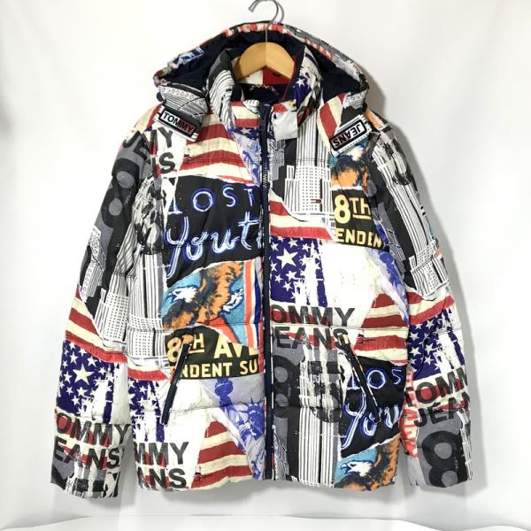 TOMMY JEANS（トミー・ジーンズ） 中綿ジャケット フーディー ブルゾン 