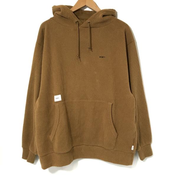 【美品】WTAPS ナイロンダウンジャケット パーカー 古着 刺繍ロゴ 01 美品】WTAPS ナイロンダウンジャケット パーカー 古着 刺繍ロゴ