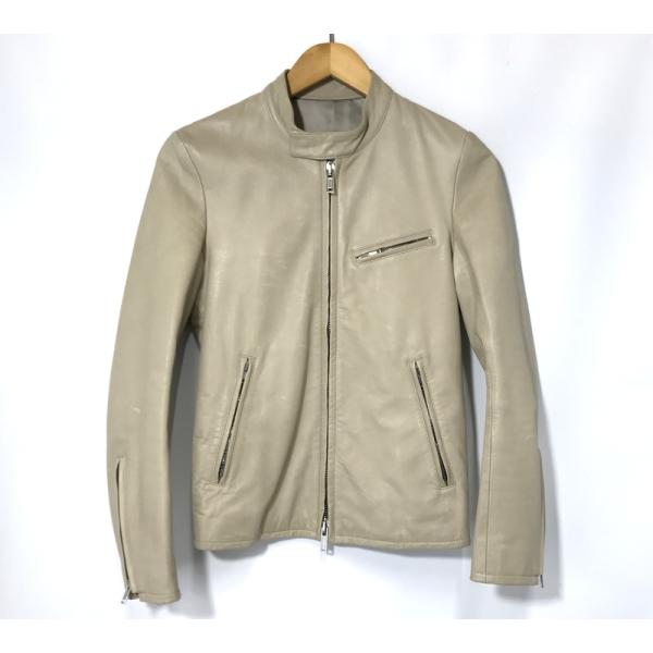 LITHIUM HOMME（リチウム オム） ライダース シングル レザー