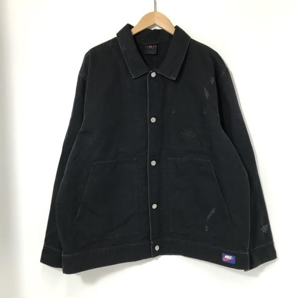 【激レア古着】【入手困難】ナイキ NIKE ジョーダン JORDAN ジャケット 90s NIKE AIR JORDAN Logo Nylon Jacket 黒 XL ナイキ エアジョーダン