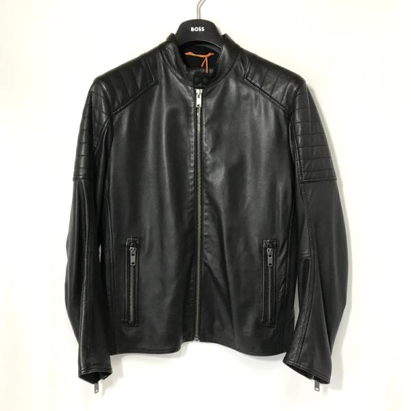 HUGO BOSS ヒューゴボス ムートン レザージャケット 羊革 46 HUGO BOSS ヒューゴボス ムートン レザージャケット 羊革 46-人気商品