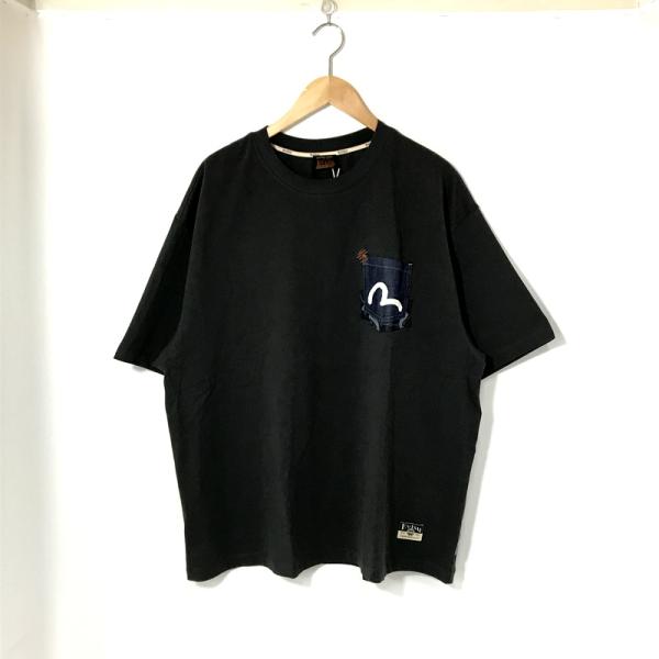 EVISU Tシャツ サイズ40 中古・古着通販】EVISU (エビス) Tシャツ ネイビー サイズ:40