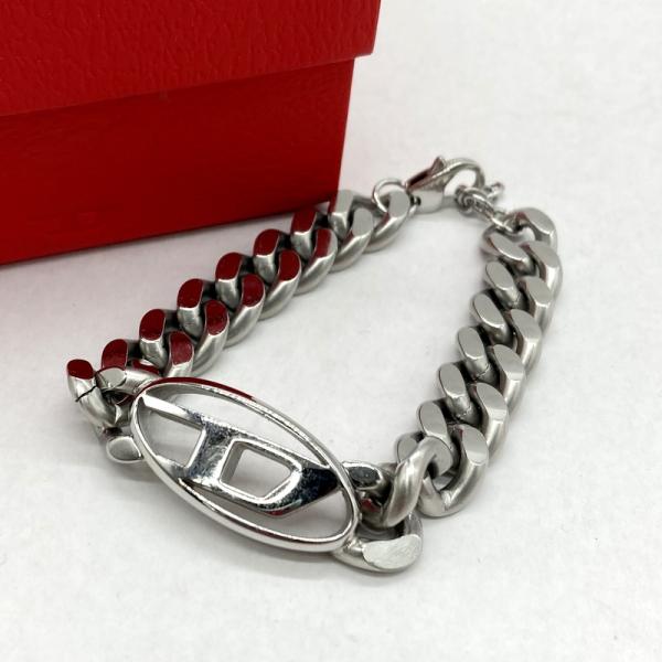DIESEL ディーゼル ブレスレット DX1432 00DJW ロゴチェーン